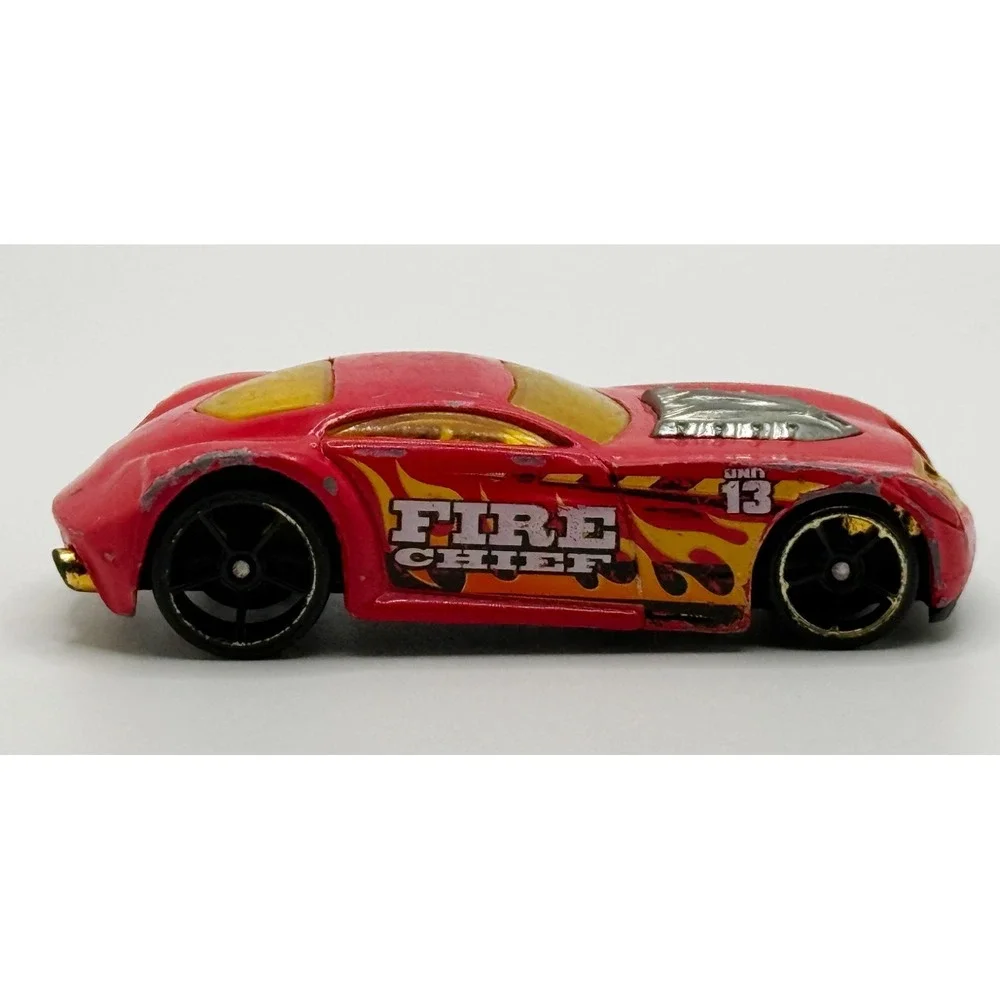 Hot Wheels  Fire Chief Sir Ominous 2003 Mattel‎ Fair Loose